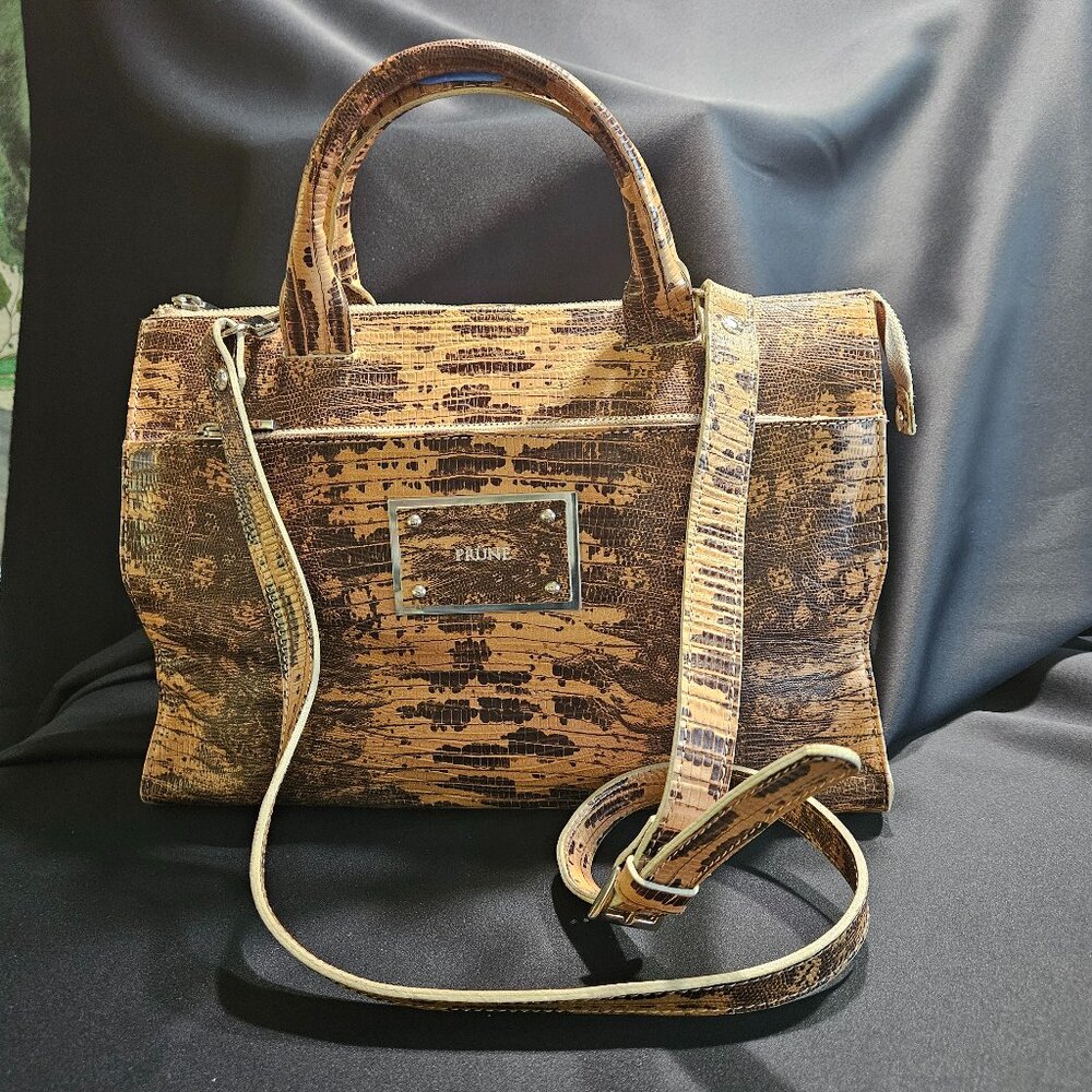 PRÜNE Snake Leather Bag